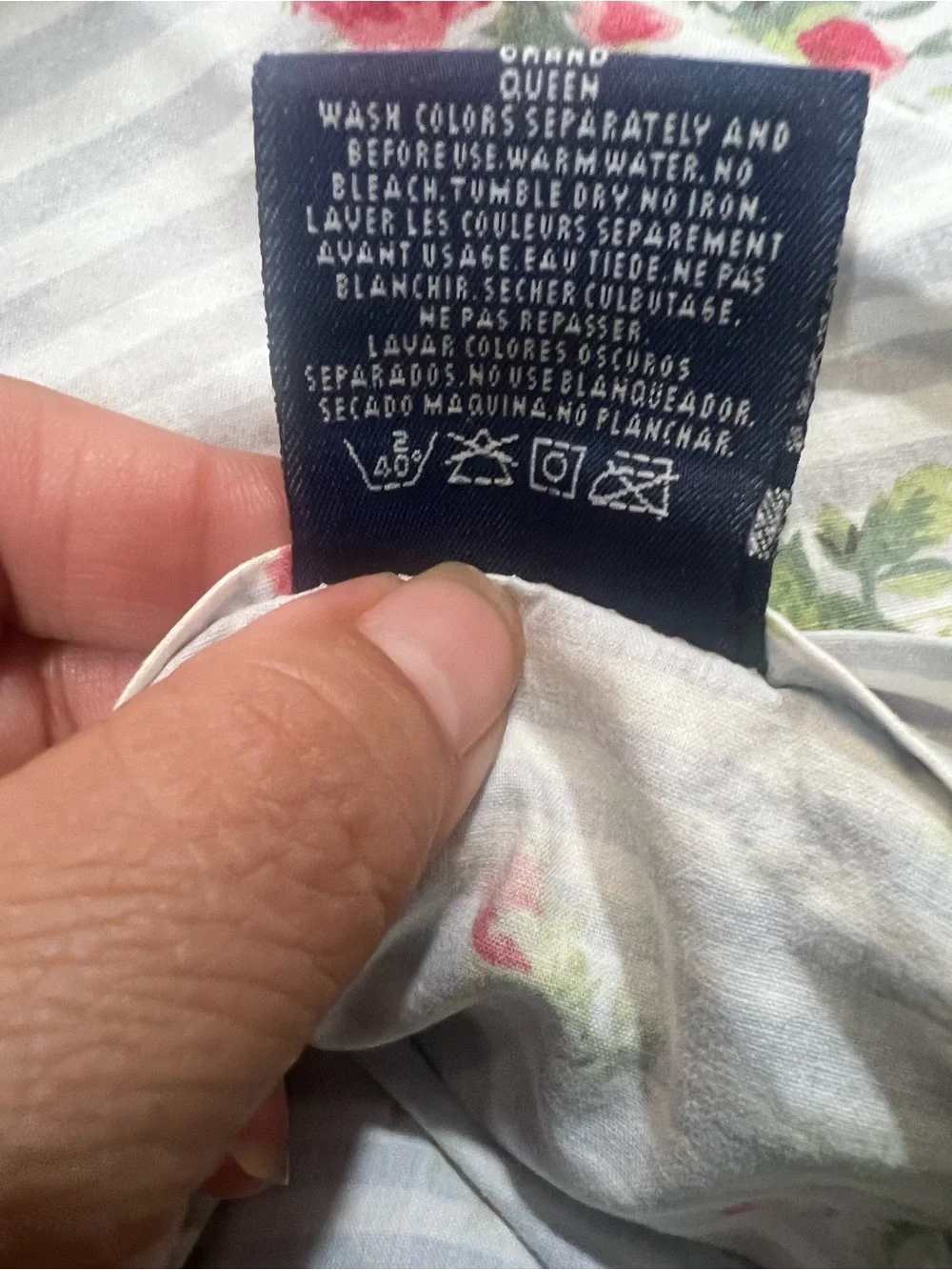 Ralph Lauren Emma Queen Size Flat and Fitted Sheet
